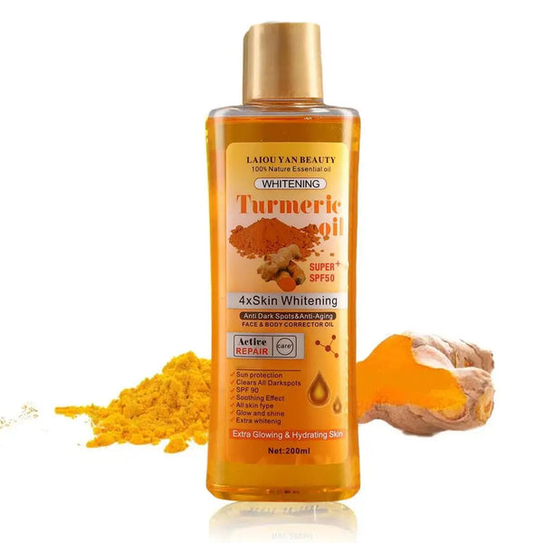 Sérum Hydratant Profond au Curcuma et Gingembre – 200 ml